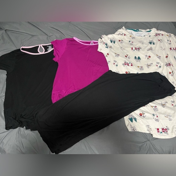 Joyspun & Secret Treasures Women’s Size Large‎ 4-Piece Pajama Lot - Picture 1 of 12